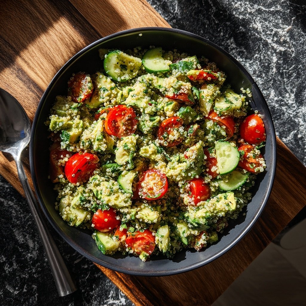 Healthy Avocado Quinoa Salad