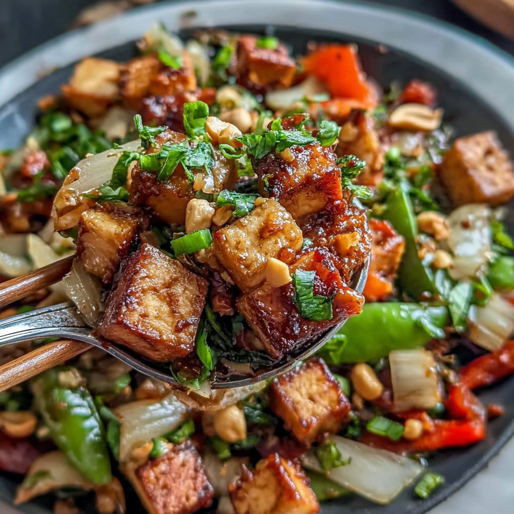 Tofu Stir Fry Peanut