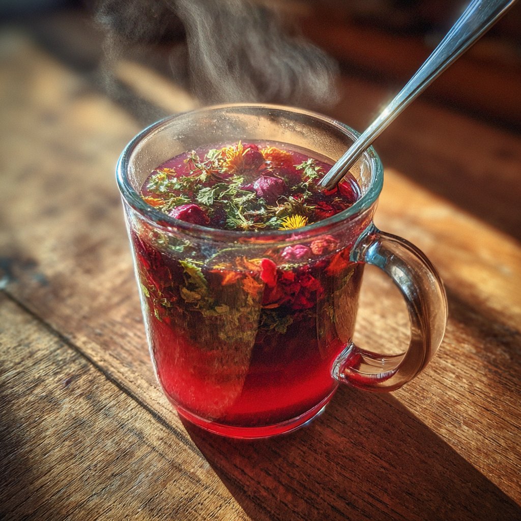 Dandelion and Berry Tea