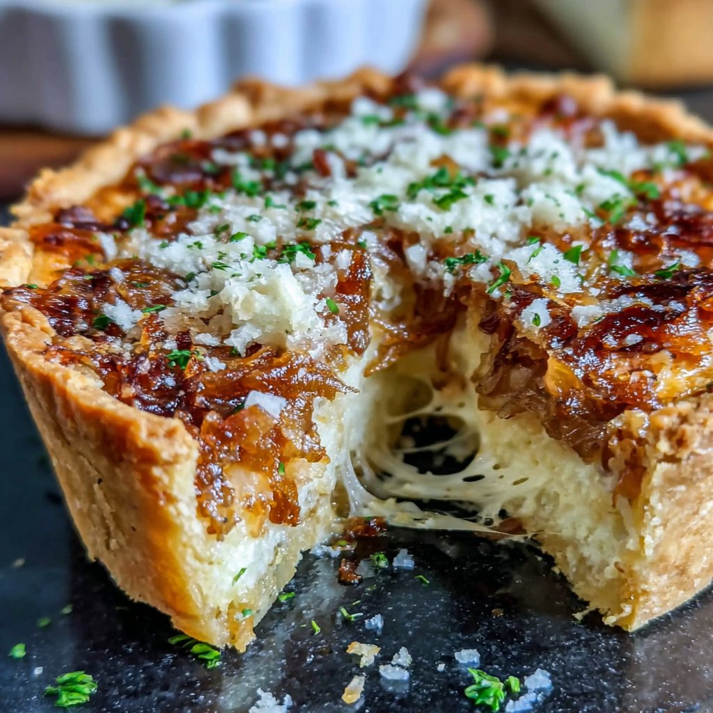 Caramelized Onion and Cheese Quiche