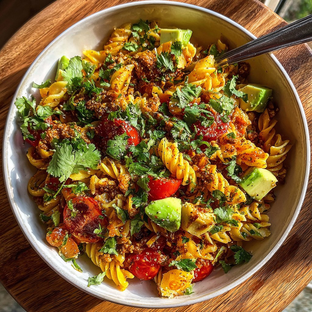 Hearty Taco Pasta Salad