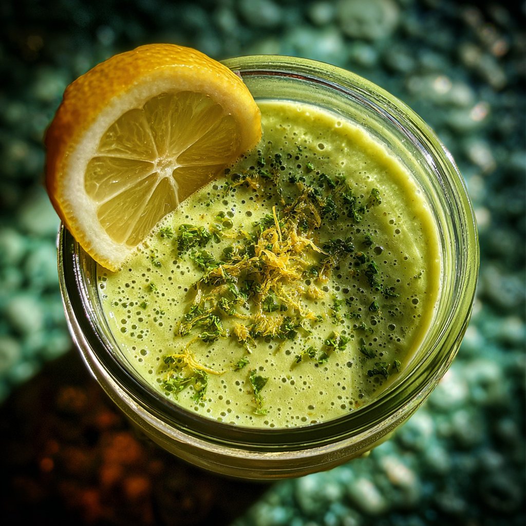 Ginger-Lemon Infused Green Smoothie