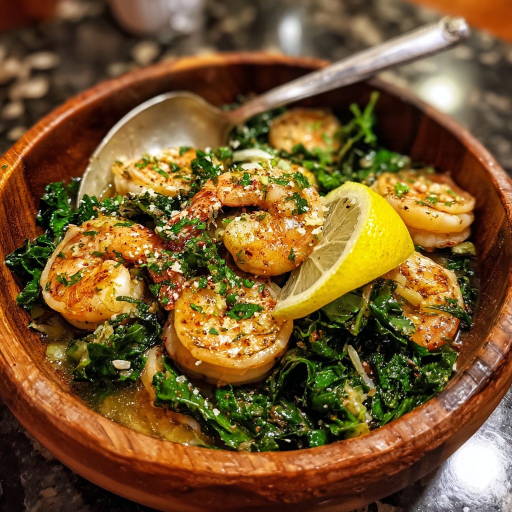 Shrimp and Kale One-Pot Meal