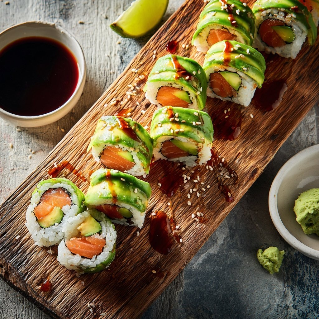 Global Japanese Sushi Rolls