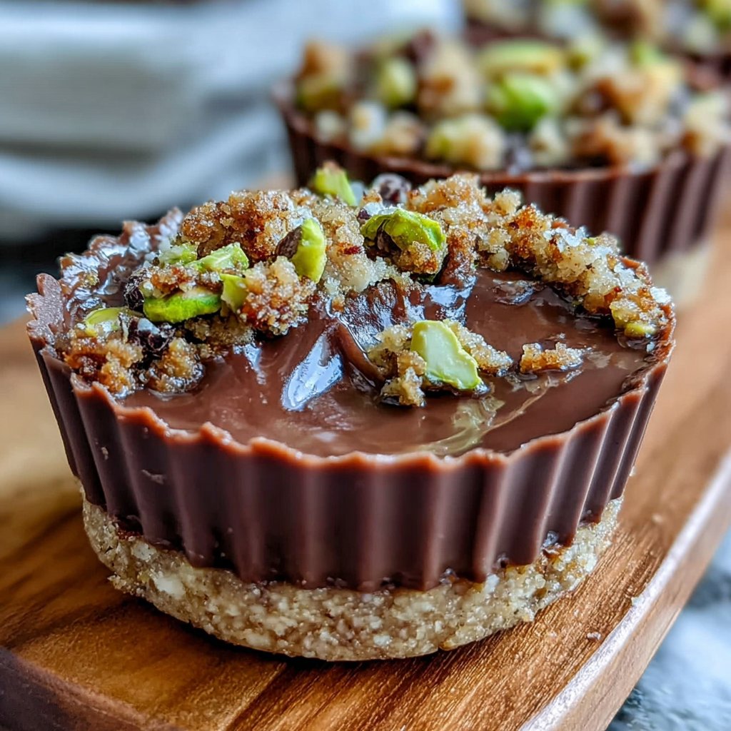 Dubai Pistachio-Chocolate Cups