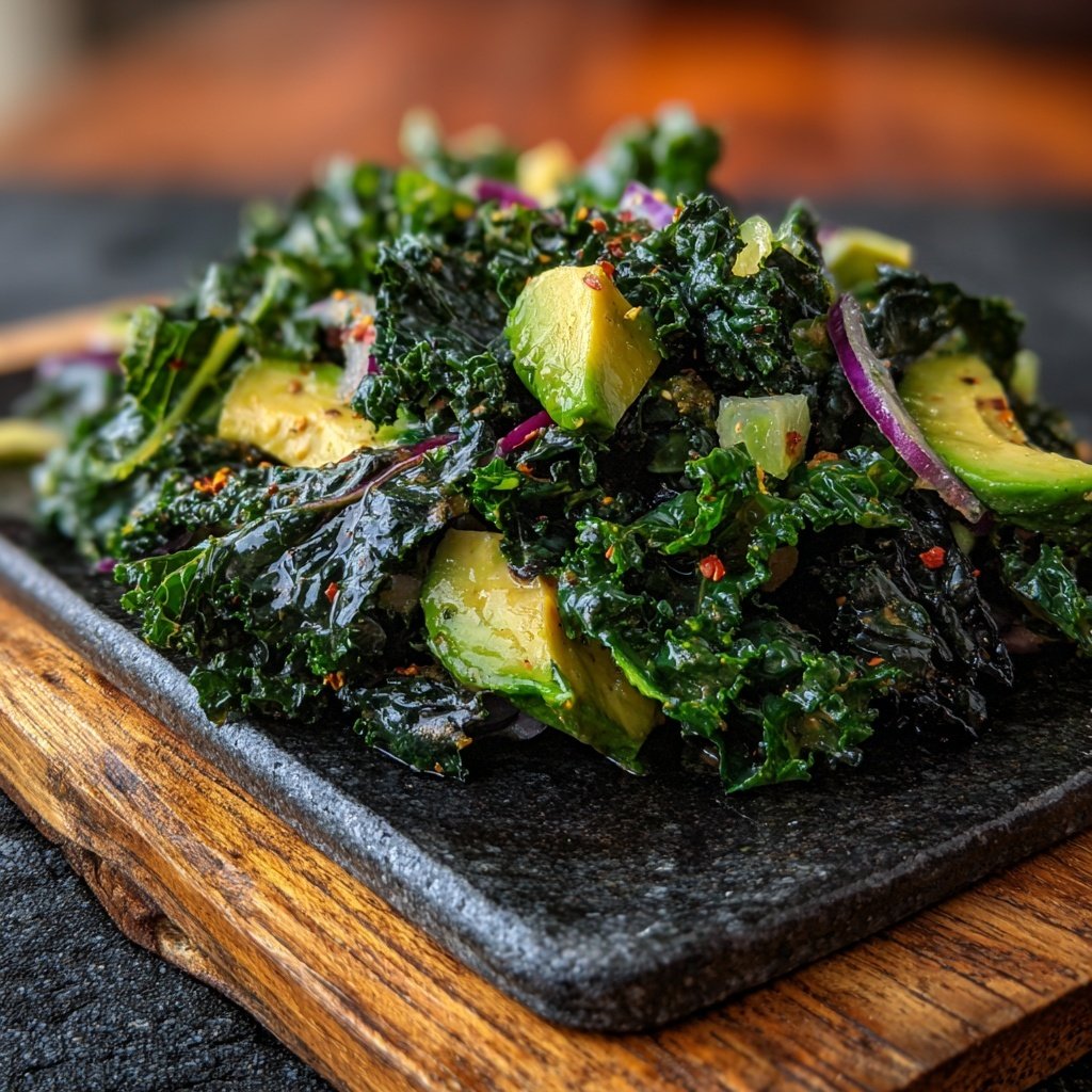 Kale Salad with Lemon Vinaigrette