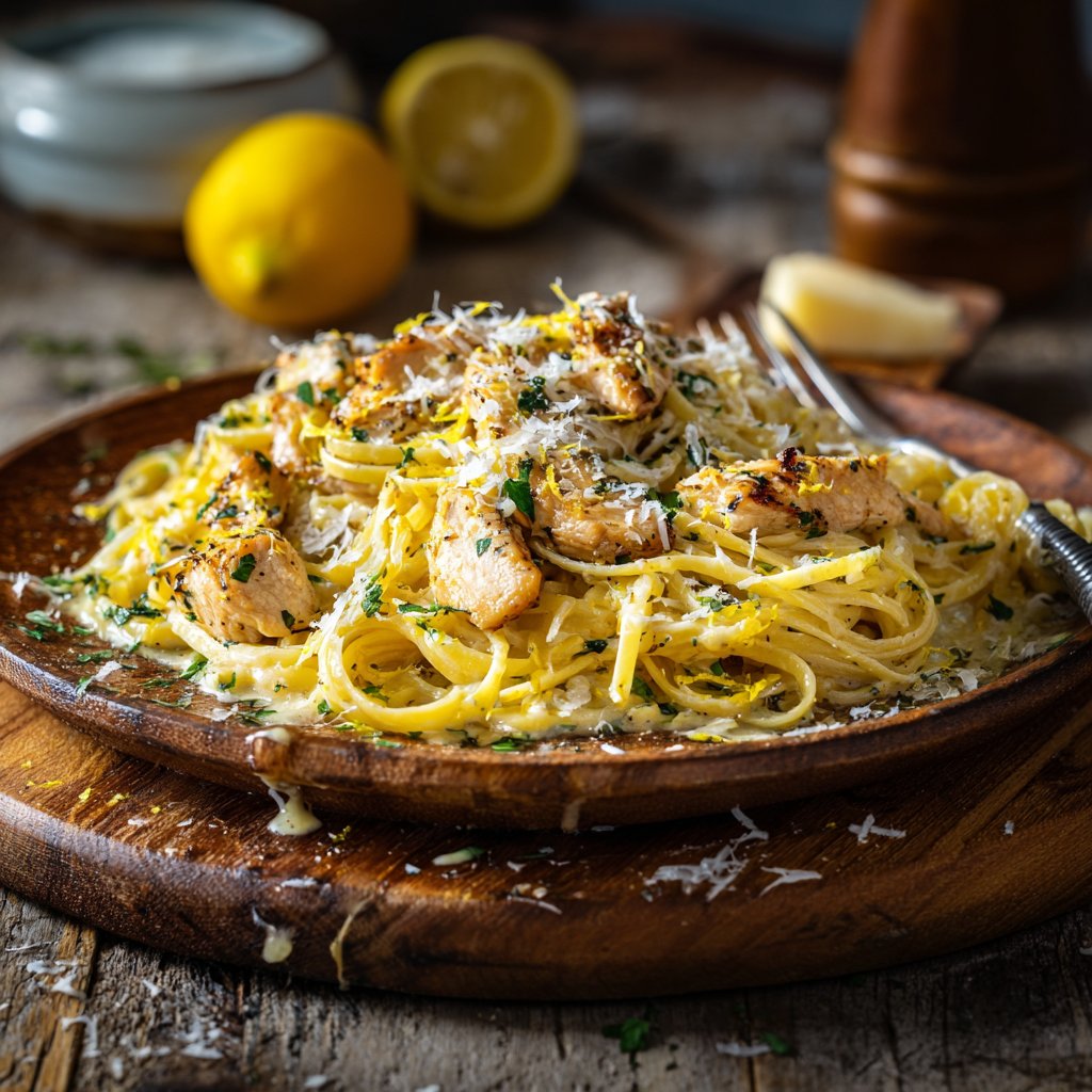Lemon Burst Chicken Pasta